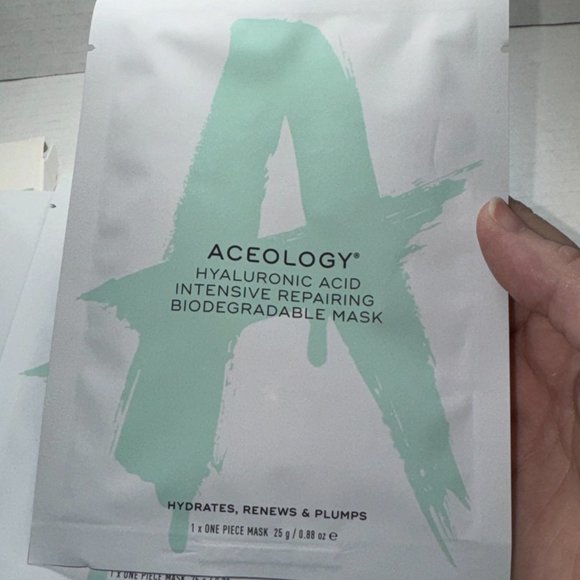 Aceology HYALURONIC ACID INTENSIVE REPAIRING BIODEGRADABLE MASK - Picture 3 of 7
